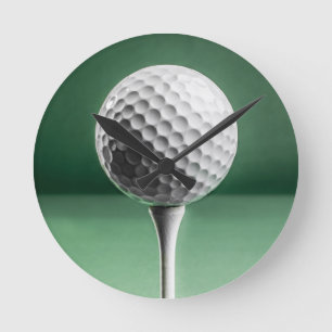 Horloge Ronde Bal de golf sur le Tee