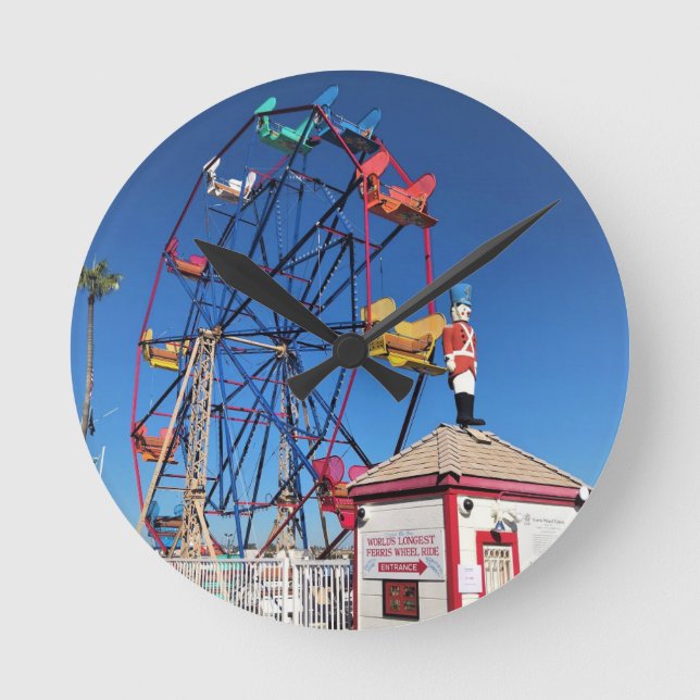 Horloge Ronde Balboa Fun Zone, Newport Beach, Californie (Recto)