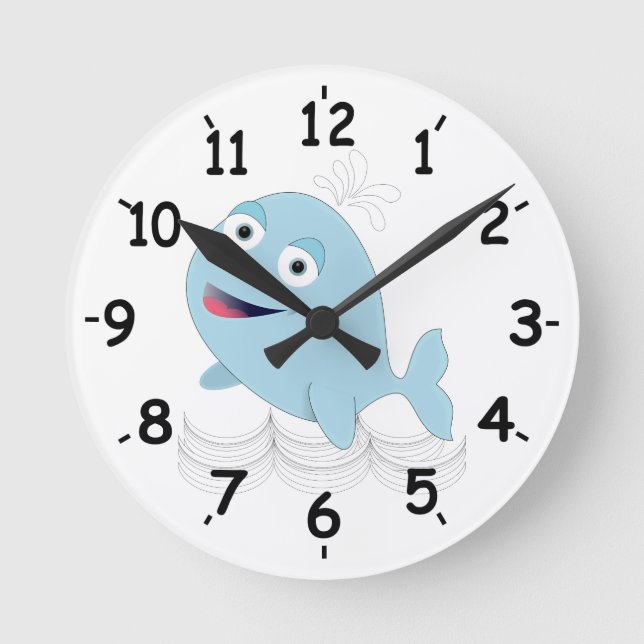 Horloge Ronde Baleine bleue (Recto)