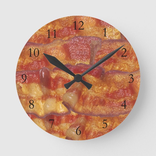 Horloge Ronde Bande de lard frite (Recto)