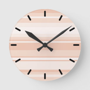 Horloge Ronde Bandes de broches