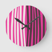 Bandes verticales rose blanc et noir