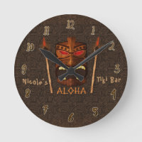 Bar Tiki ALOHA Tropical Personnalisé Sur Mesure