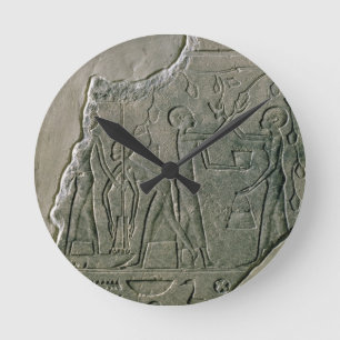 Horloge Ronde Bas relief des prêtesses ramassant des raisins, 26