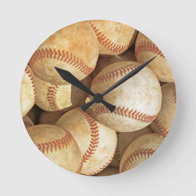 Horloge Ronde Base-ball (Recto)