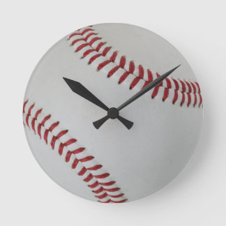 Horloge Ronde Base-ball Fan-tastic_pitch parfait