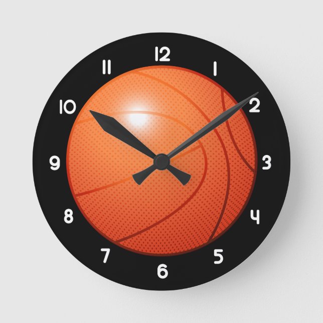 Horloge Ronde Basket (Recto)
