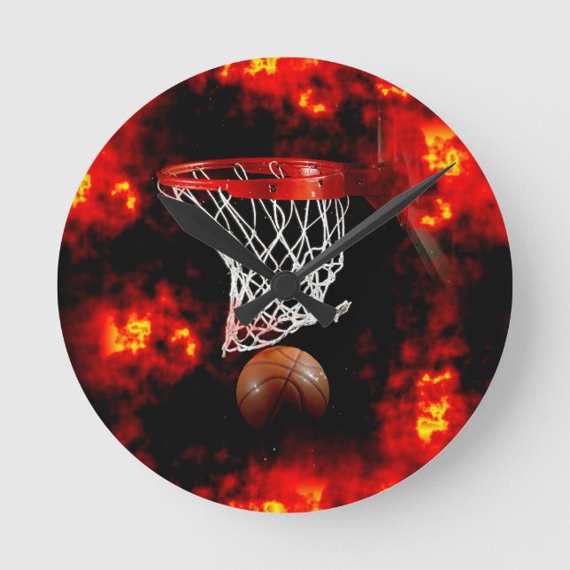 Horloge Ronde Basket (Recto)