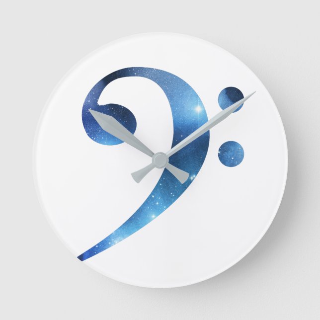 Horloge Ronde Bass clef (Recto)