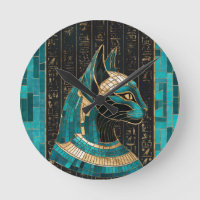 Bastet, déesse chatte égyptienne - Art mosaïque