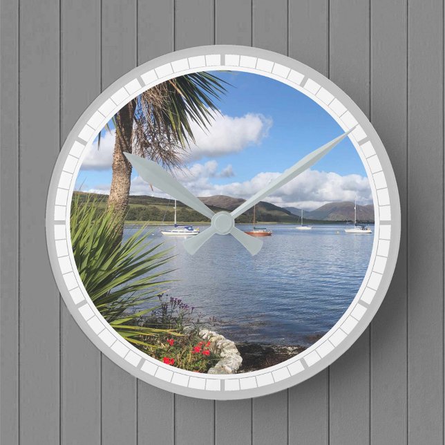 Horloge Ronde Bateaux à Port Bannatyne, île de Bute, Écosse (Créateur téléchargé)