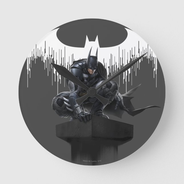 Horloge Ronde Batman était perché sur un pilier (Recto)