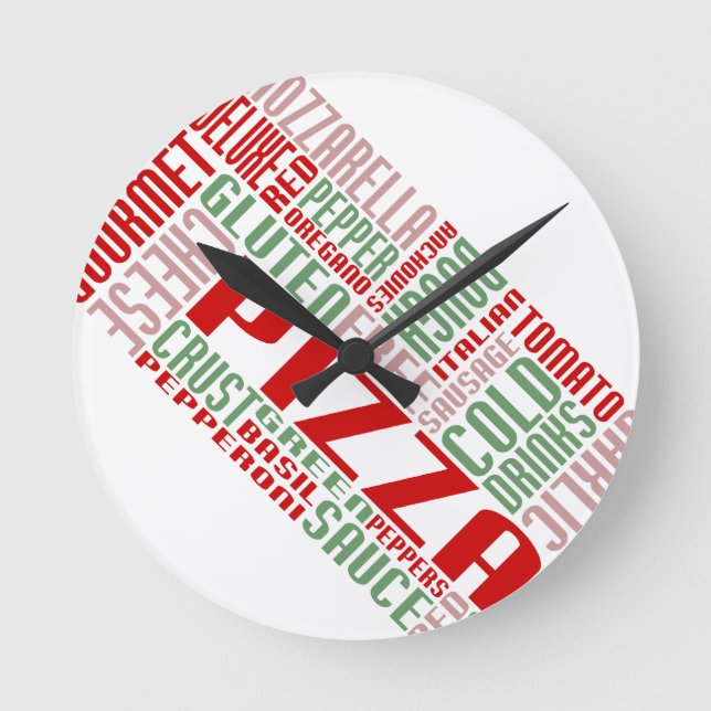 Horloge Ronde bavardage de pizza (Recto)