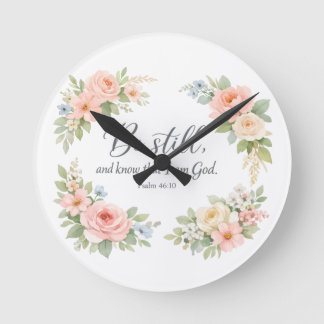 Horloge Ronde Be still clock