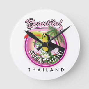 Horloge Ronde Beau logo Surat Thani thailand