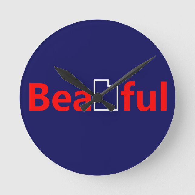 Horloge Ronde Beautiful (Recto)