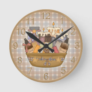 Horloge Ronde Beautiful Bath