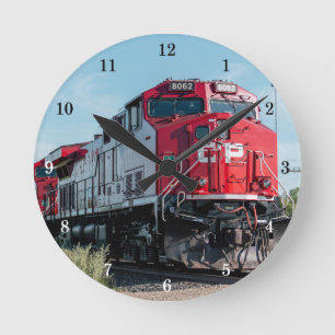 Horloge Ronde Beautiful Train Wall Clock