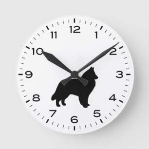 Horloge Ronde Belgian Sheepdog Belgian Shepherd Dog