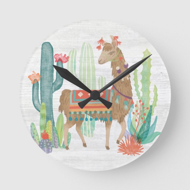 Horloge Ronde Belle Llamas III (Recto)