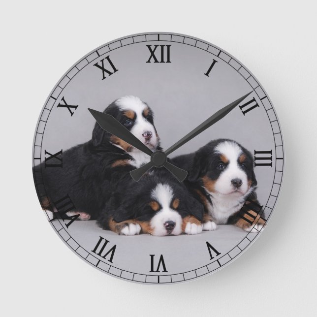 Horloge Ronde Berese puppies (Recto)
