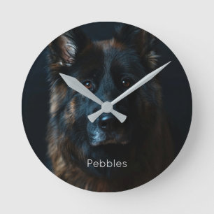 Horloge Ronde Berger allemand gros plan