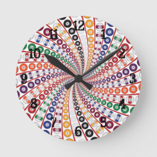 Horloge Ronde Billiards / Pool Balls : Wall Clock