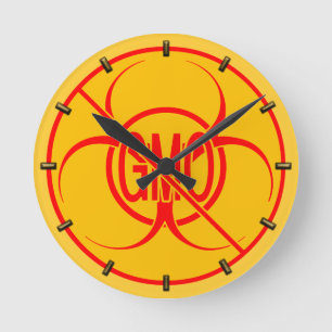 Horloge Ronde Bio-hazard Clock Bio-hazard Warning Venin Decor