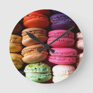 Horloge Ronde biscuits macaron
