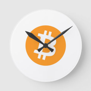 Horloge ronde Bitcoin