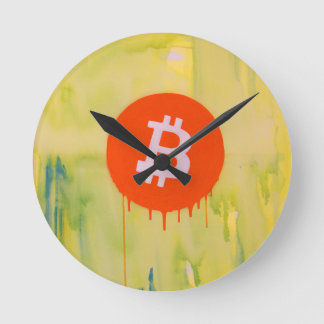 Horloge Ronde Bitcoin