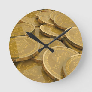 Horloge Ronde Bitcoin 7