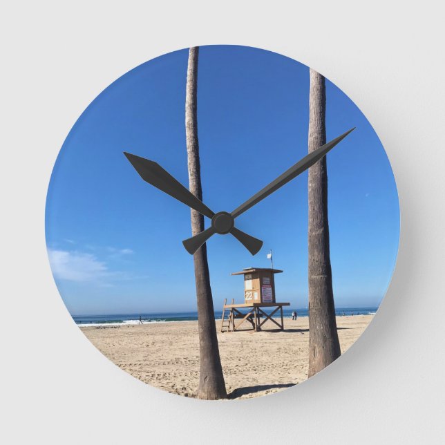 Horloge Ronde Blackies, Newport Beach, Californie (Recto)