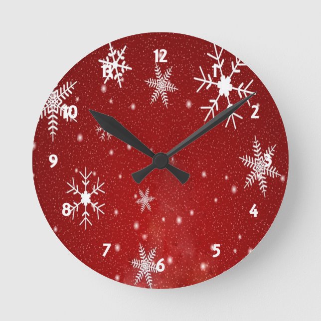 Horloge Ronde Blanche-Neige (Recto)