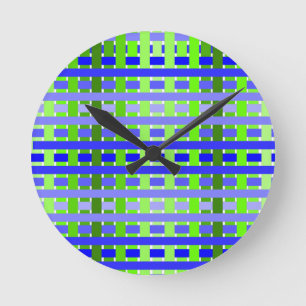 Horloge Ronde Bleu dégradé