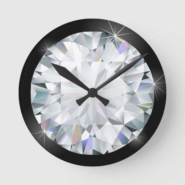 Horloge Ronde Bling Wall (Recto)