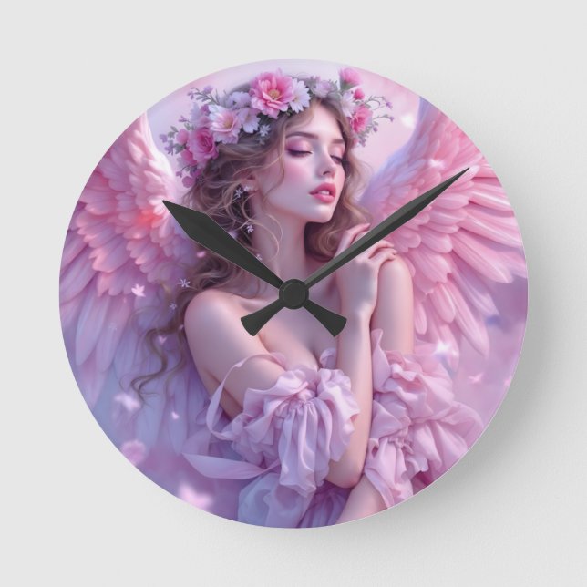 Horloge Ronde Blush of Heaven : The Angel of Petal Skies (Recto)