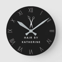 Bobby Pin Numéros romains Ciseaux Coiffure noire S