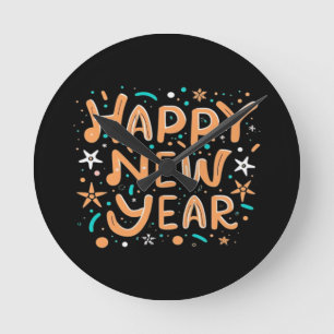 Horloge Ronde Bonne Année