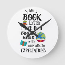 Book Lover Clock