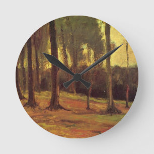 Horloge Ronde Bord d'un bois par Vincent van Gogh