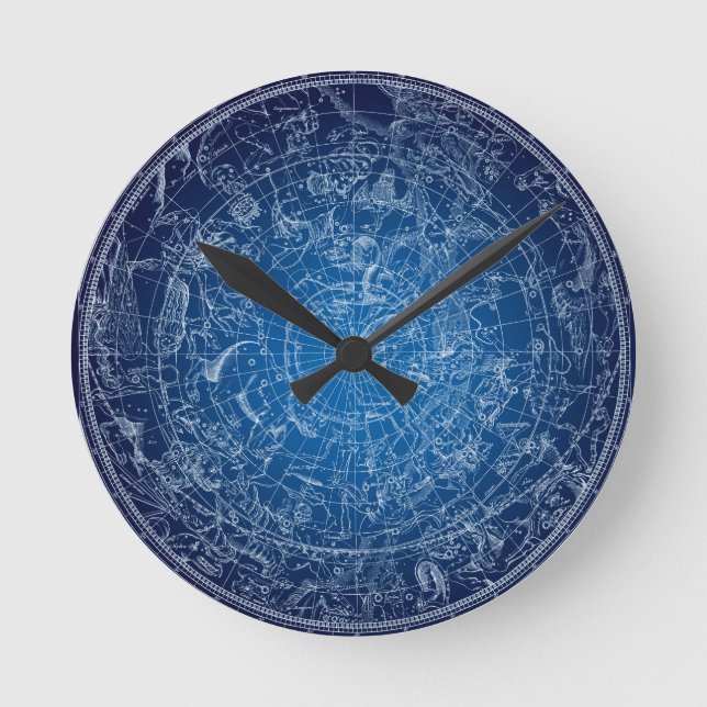 Horloge Ronde Boreal Hemysphere Sky constellations (Recto)