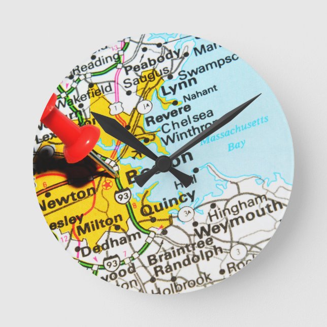 Horloge Ronde Boston, le Massachusetts (Recto)