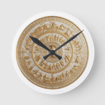 Bouclier d'Achille en porcelaine de style antique