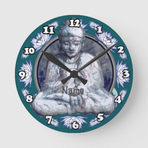 Horloge Ronde Bouddha Respire