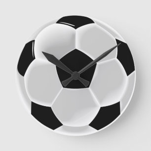 Horloge Ronde Boule de football du football du football