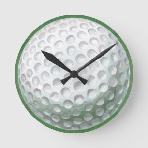 Horloge Ronde Boule de golf