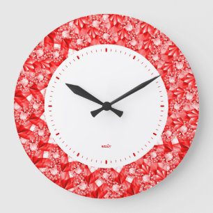 Horloge Ronde Boule Rouge Pour Une Reine Ou Un Roi Grande Horlog