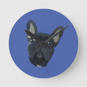 Horloge Ronde Bouledogue français Chien Animal de compagnie