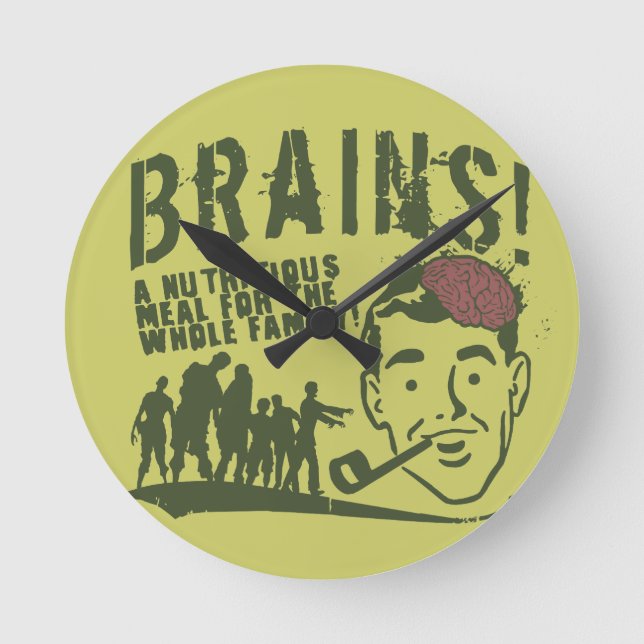 Horloge Ronde Brains ! (Recto)